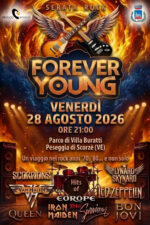 Rock Forever Young concerto - 28 agosto 2026 - Villa Buratti Peseggia