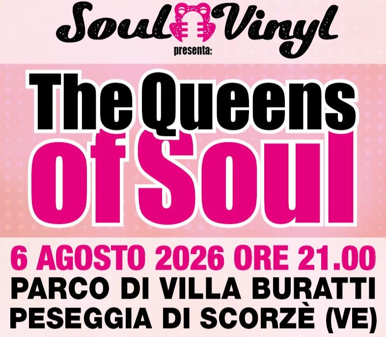 The Queen of Soul concerto - 6 agosto 2026 - Villa Buratti Peseggia